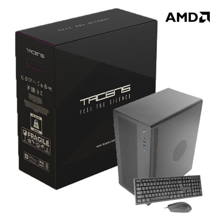 Ordenador Tacens Aura Ta300 A620am Amd Ryzen5-7600x 16gb Ddr5 1tb M.2 Usb Wifi6+bt 2aerom F.a 550w 80+ Teclado Y Mouse