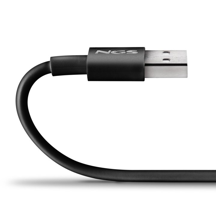 Cable Usb-a A Usb-c 1m Ngs Ngs Zyro-ac Black Usb 2.0 15w 1m Negro