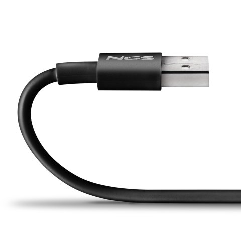 Cable Usb-a A Usb-c 1m Ngs Ngs Zyro-ac Black Usb 2.0 15w 1m Negro