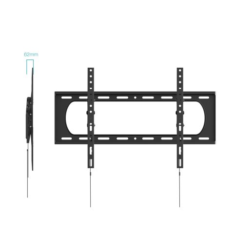 Soporte De Pared Fijo Tooq Lp37140t-b Pantalla 37-140" Max. 125kg Vesa Max. 1200x800 Inclinablenegro