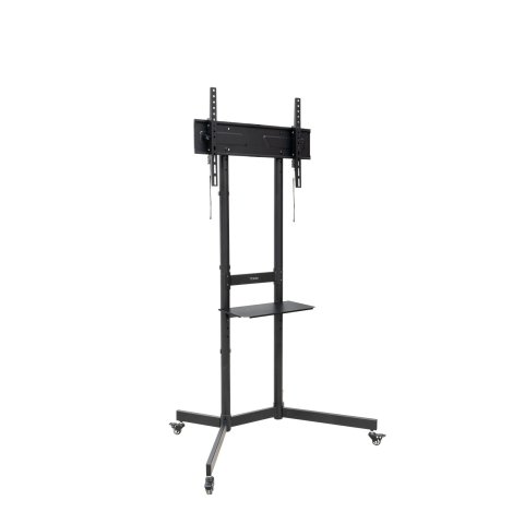 Soporte De Suelo Con Ruedas Tooq Fs1150m-b Pantallas De 37" - 70" Max 70kg Vesa Max. 600x400 Bandejanegro