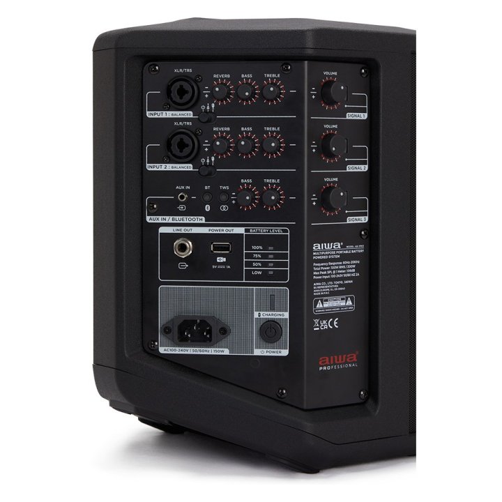 Altavoz Profesional Bluetooth Aiwa Ax-1pro 100w...