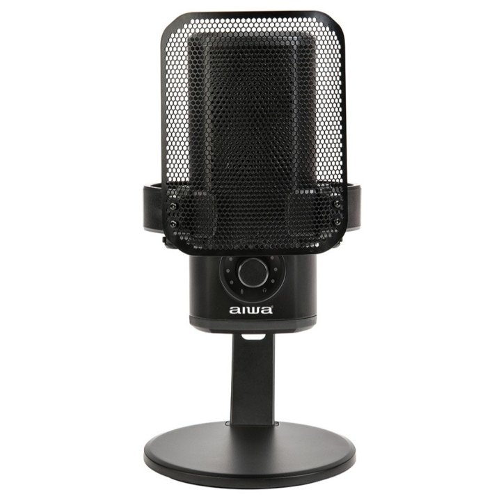 Microfono Aiwa Pdm-10 Usb-c 2m Mute Filtro Luz Color Negro