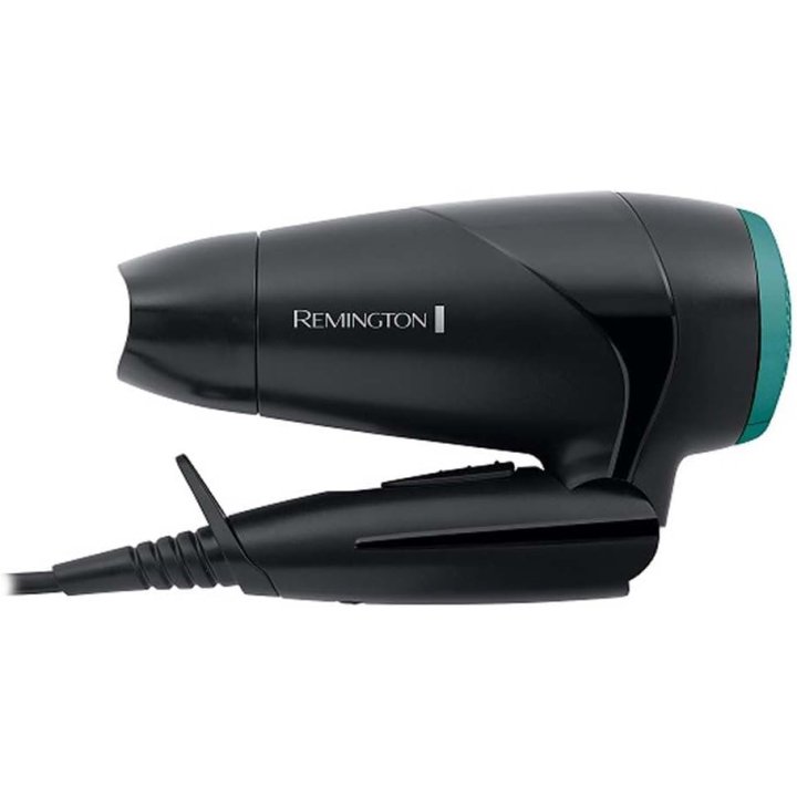 Secador De Pelo Remington D1500 Compacto 2 Ajustes 2000w Difusor Extraible Color Negro