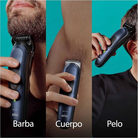 Cortapelo Braun Mgk7410 8 Cabezales Regulable...