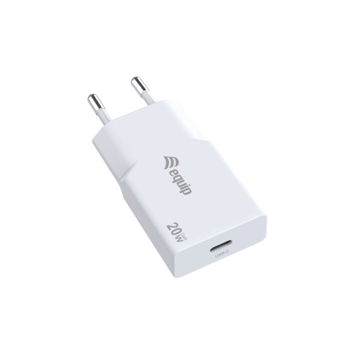 Cargador Usb Equip 245521 Gan 20w 1xusb-c Pd Slim Color Blanco 