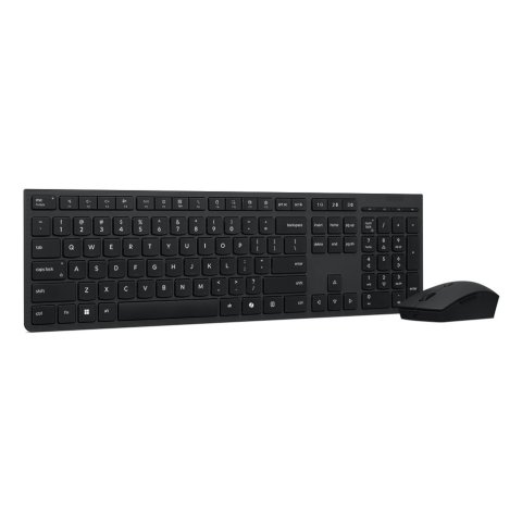 Teclado Y Mouse Lenovo Wireless Profesional  2,4ghz Bluetooth 3dispositivos Tecla Copilot Recargable