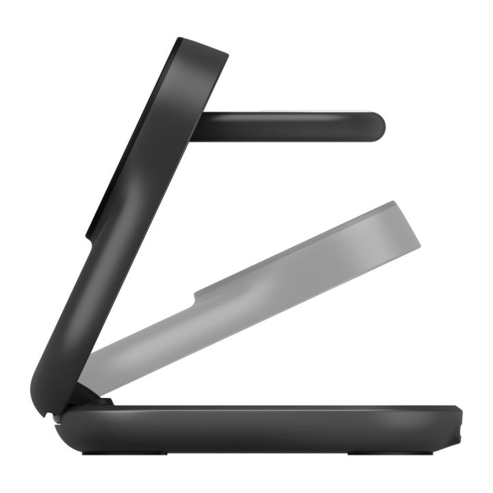 Base De Carga Belkin Ultracharge Negro Magnetico Plegable Qi2 25w Movil Reloj Y Auriculares 