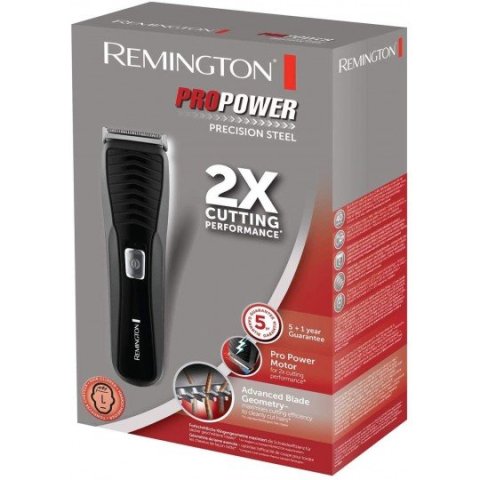 Cortapelo Remington Hc7110 2 Peines 1-44mm Recargable Led De Carga Negro