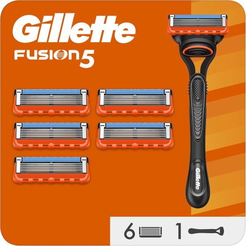 Cuchilla De Afeitar Gillette Fusion 5 Tecnologia Flexball Banda Lubricante 6 Recambios