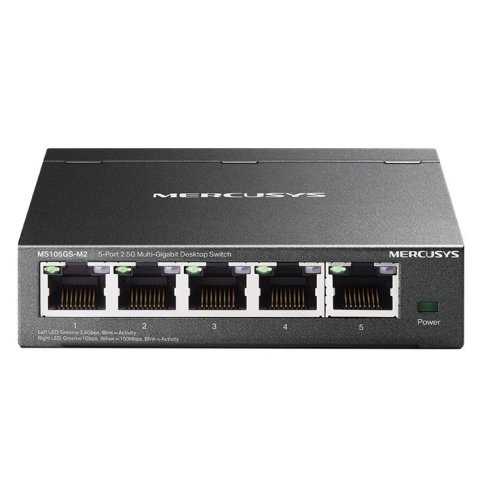 Switch No Gestionable Mercusys Ms105gs-m2  5p 5x2.5gb Carcasa Metalica