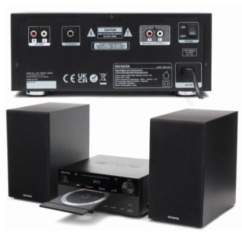 Micro Cadena Aiwa Msbtu-550bk 50w Rms Cd Radio...