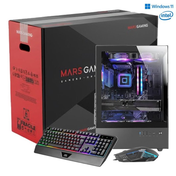 Ordenador Mars Gaming One Mg-i210 W11h H810m Intel U5-225f 16gb Ddr5 1tb M2 Rtx 5050 8gb Usb Wifi+btmcxo F.a 650w 80+ Tec. + 