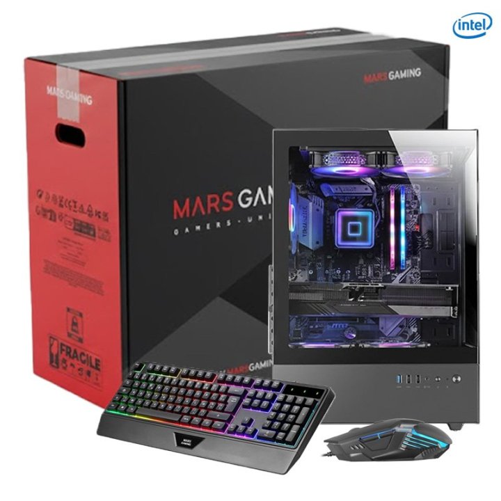 Ordenador Mars Gaming One Mg-i210 H810m Intel U5-225f 16gb Ddr5 1tb M.2 Rtx 5050 8gb Usb Wifi+bt Mcxo F.a 650w 80+ Tec. + Mou