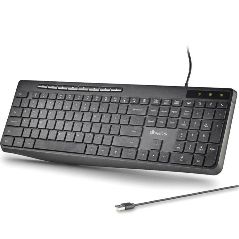 Teclado Ngs Spectra Ultra Slim Teclas...