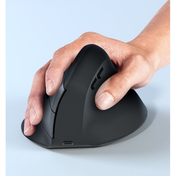 Mouse Equip Wireless Ergonomico 245120 1600dpi...