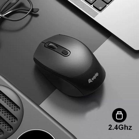Mouse Equip Wireless 245122 1600dpi 4 Botones...