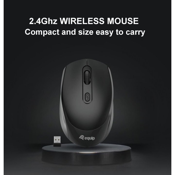 Mouse Equip Wireless 245122 1600dpi 4 Botones...