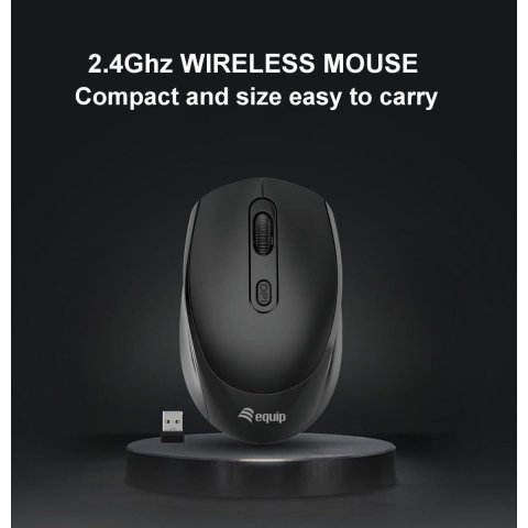 Mouse Equip Wireless 245122 1600dpi 4 Botones...