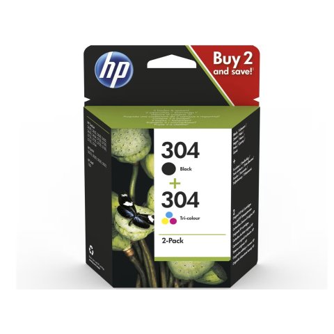 Cartucho Hp Nª304 Pack De 2 Negro Y Color 3jb05ae