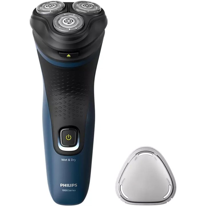 Afeitadora Philips S1151/00 3 Cabezales Flexibles Uso En Humedo Y Seco Inalambrica Recargable Azul