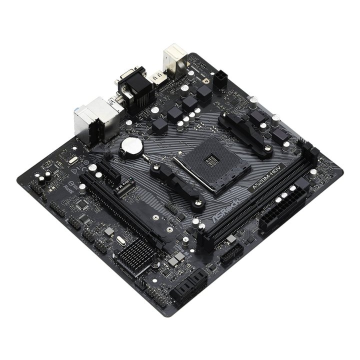 Pb Asrock A520m-hdv Skt Am4 Microatx Vga Dvi Hdmi 2xddr4  Usb3,2 1xm.2 