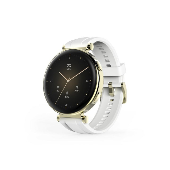 Smartwatch Hama 7000 Amoled 1.32" Ip68 3atm Manos Libres Diferentes Sensores Blanco Oro