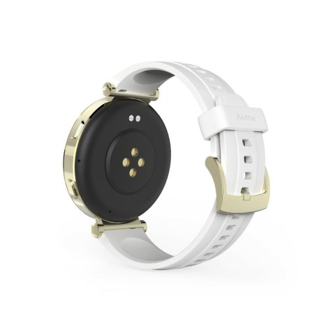 Smartwatch Hama 7000 Amoled 1.32" Ip68 3atm Manos Libres Diferentes Sensores Blanco Oro