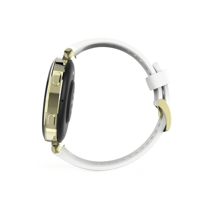 Smartwatch Hama 7000 Amoled 1.32" Ip68 3atm Manos Libres Diferentes Sensores Blanco Oro