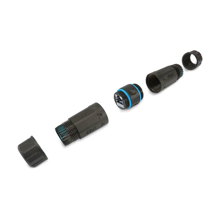 Adaptador Rj45 Cat.6a Hembra Hembra Exteriores Ip68 221172