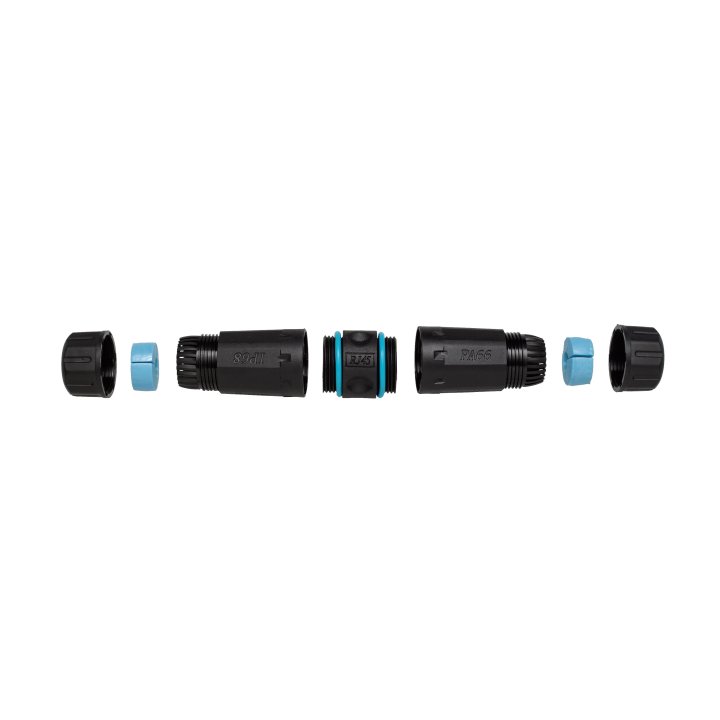 Adaptador Rj45 Cat.6a Hembra Hembra Exteriores Ip68 221172