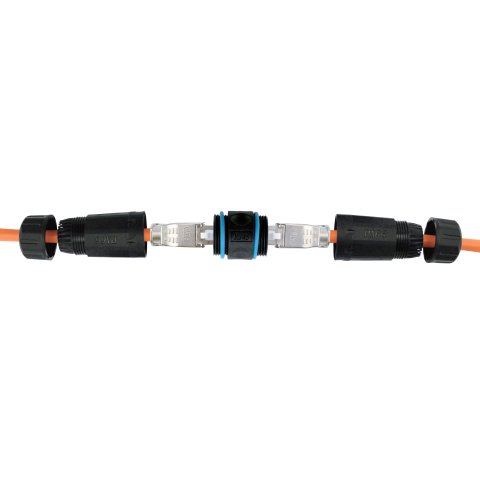 Adaptador Rj45 Cat.6a Hembra Hembra Exteriores Ip68 221172