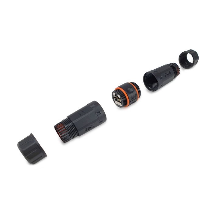 Adaptador Rj45 Cat.6 Hembra Hembra Exteriores Ip68 221162