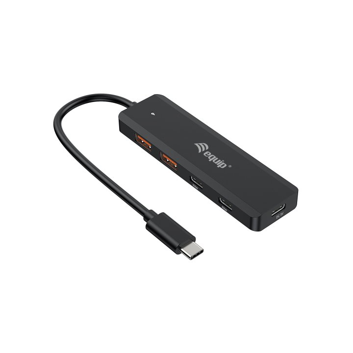 Hub Usb-c Equip Life 128966 Usb 3.2 10gps 2xusb-c 2x Usb-a Compatible Thunderbolt 3 4
