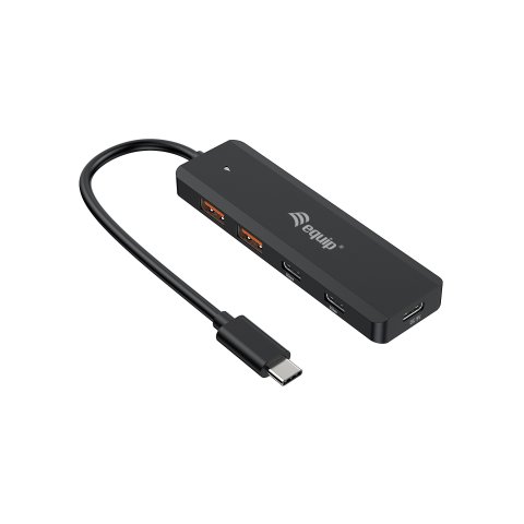 Hub Usb-c Equip Life 128966 Usb 3.2 10gps 2xusb-c 2x Usb-a Compatible Thunderbolt 3 4