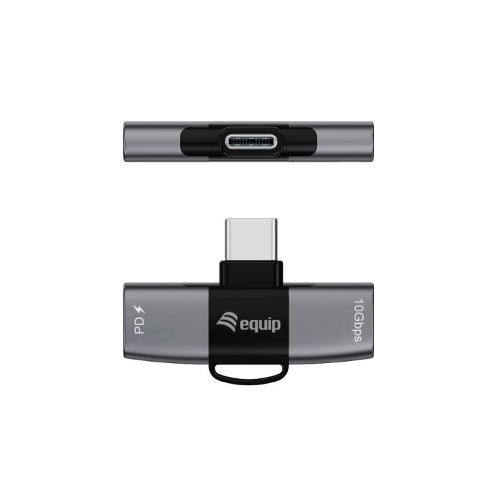 Adaptador Usb-c Otg 10gps 2 En In Equip 133479 Pd 100w 