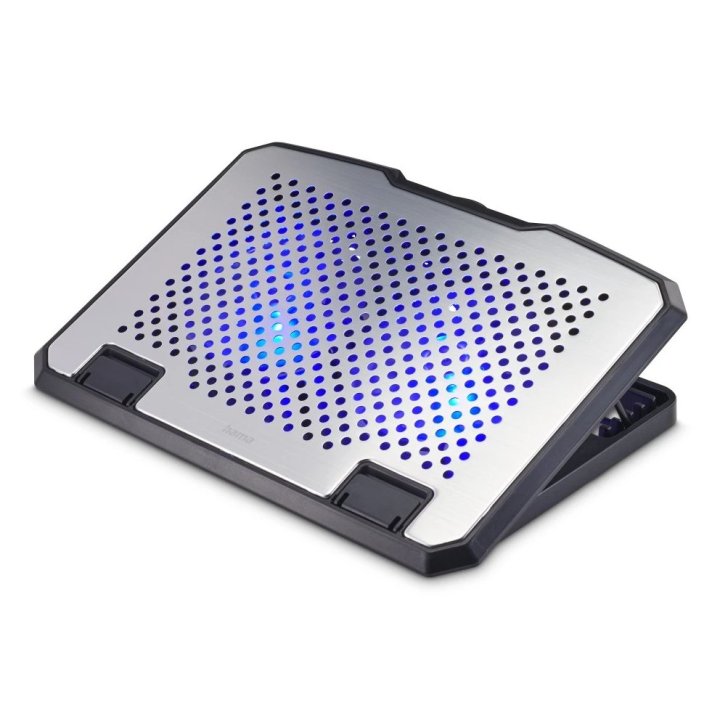 Base De Refrigeracion Para Portatiles Hama 00126807 Aluminio Angulo Ajustable 13,3" - 15.6" 