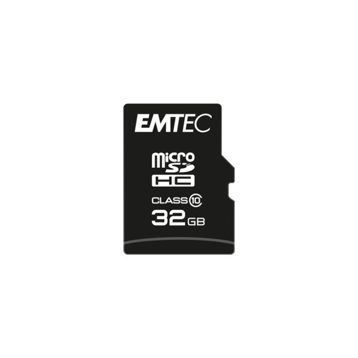 Memoria Sd Micro 32gb Emtec 20mb s Sd + Adapter Class 10 Ecmsdm32ghc10cge158505