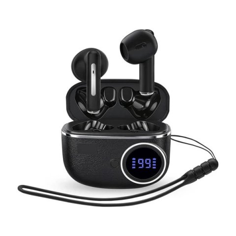Auricular Intrauditivo Bluetooth Energy Sistem Chargeview Tws Lcd Bateria 20h Negro