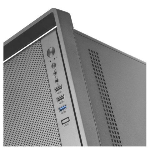 Caja Microatx Tacens 2fortisii Negra Frontal...