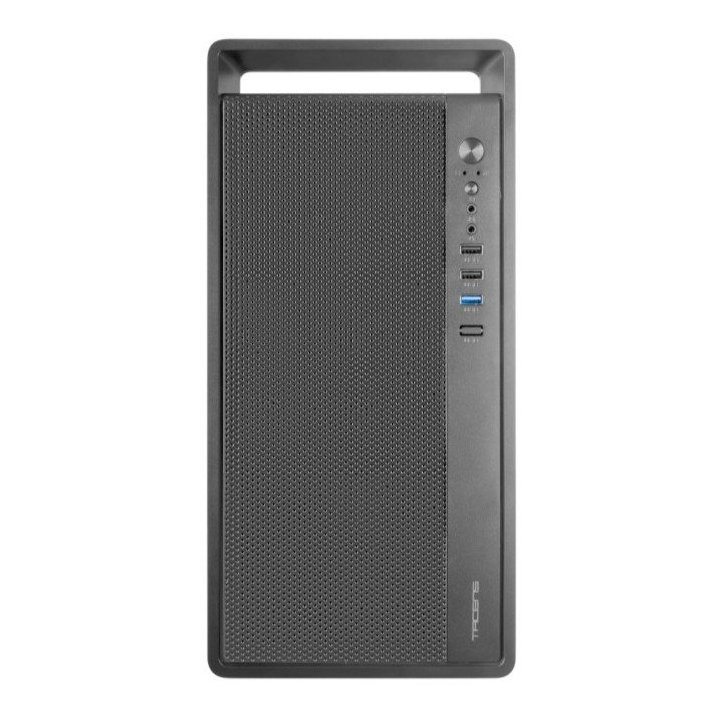 Caja Microatx Tacens 2fortisii Negra Frontal...