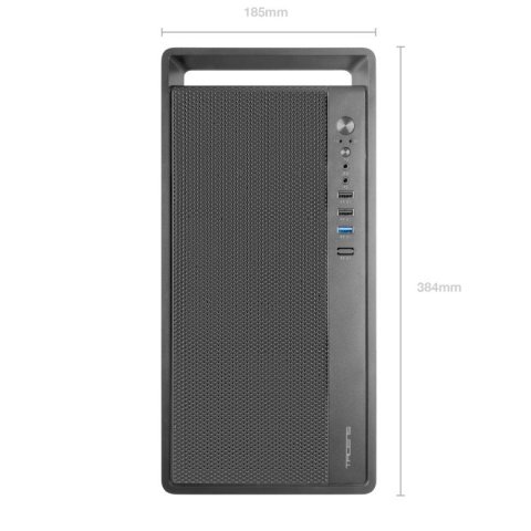 Caja Microatx Tacens 2fortisii Negra Frontal...