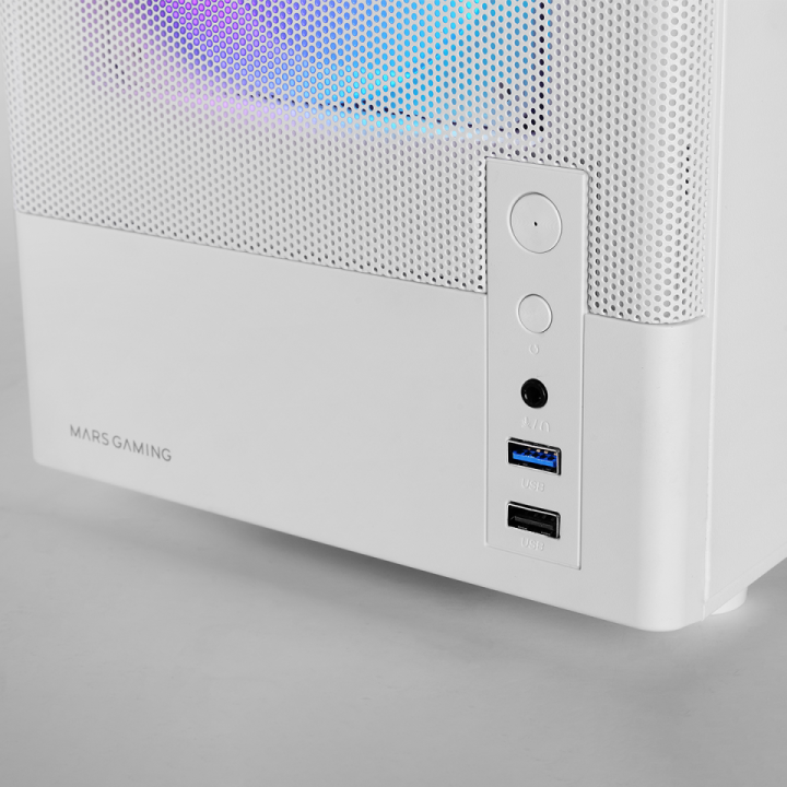 Caja Microatx Mars Gaming Mconyxw Blanca...