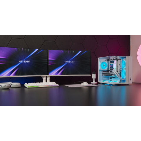 Caja Atx Cube Mars Gaming Mcinfiniolitew Blanca...