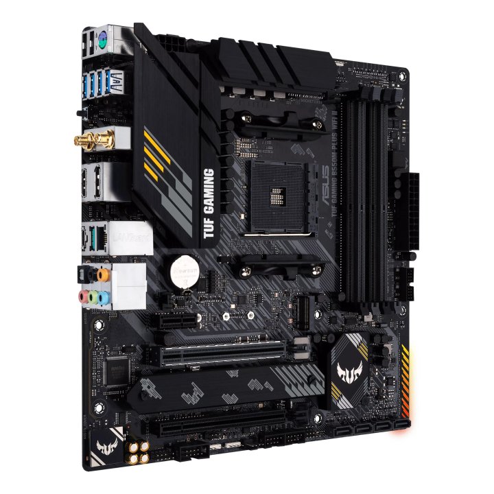 Pb Asus Tuf Gaming B550m-plus Am4 B550 4xddr4 Dual M.2 Hdmi Dp Wifi Aura