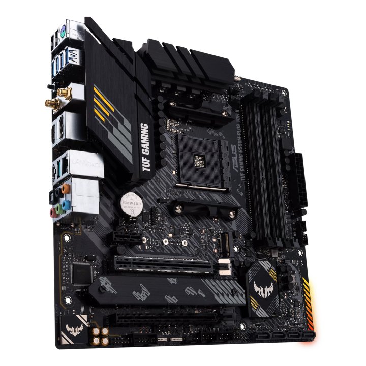 Pb Asus Tuf Gaming B550m-plus Am4 B550 4xddr4 Dual M.2 Hdmi Dp Wifi Aura