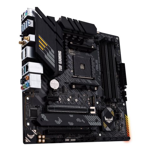 Pb Asus Tuf Gaming B550m-plus Am4 B550 4xddr4 Dual M.2 Hdmi Dp Wifi Aura