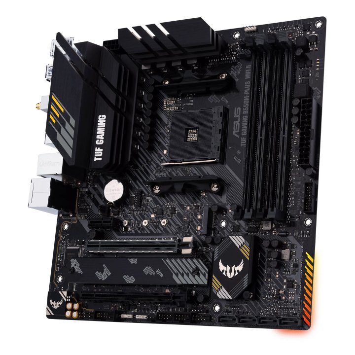 Pb Asus Tuf Gaming B550m-plus Am4 B550 4xddr4 Dual M.2 Hdmi Dp Wifi Aura