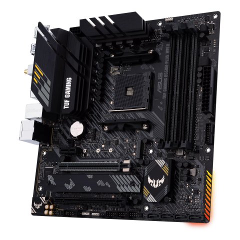 Pb Asus Tuf Gaming B550m-plus Am4 B550 4xddr4 Dual M.2 Hdmi Dp Wifi Aura