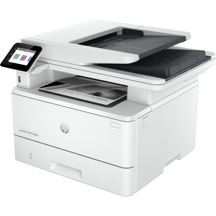 Multifuncion Laser Monocromo Hp Laserjet Pro 4102fdn 40ppm 350 Hojas Ethernet Duplex Adf